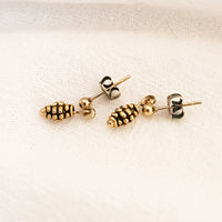 Charlie retro oorbellen/goud
