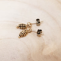 Charlie retro oorbellen/goud