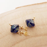 Blauw czech delight/ verguld