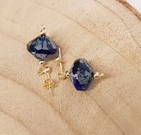 Blauw czech delight/ verguld